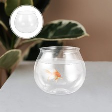 Bol à poissons Transparent, Aquarium rond, petit Aquarium à poissons rouges