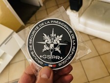 Patch gomme GSPR neuf Présidence Republique Velcro