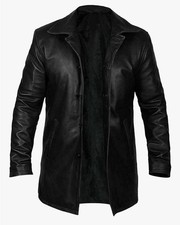 Manteau décontracté en cuir