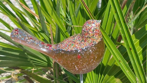 Oiseau résine extérieur - en,