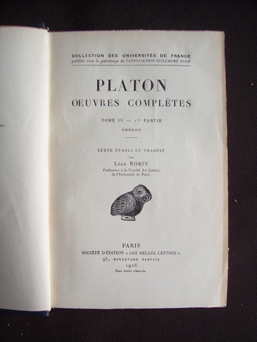 Platon oeuvres complètes - platon,