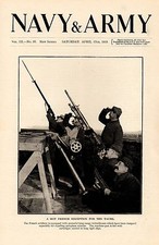 1915 WWI~ Français Artillerie