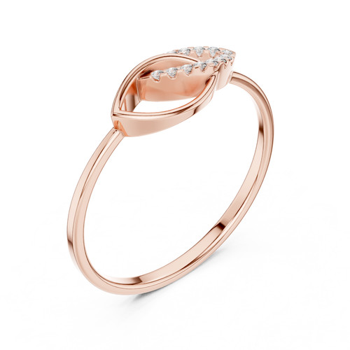 Bague cadeau ronde certifiée
