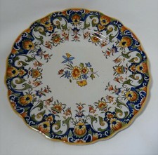 Assiette Vieux Rouen de