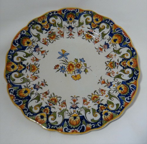 Assiette vieux rouen - assiette,