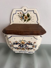 Boîte à sel décor Rouen