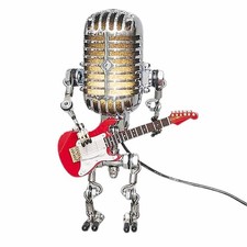 3-en-1 Microphone Robot Lampe