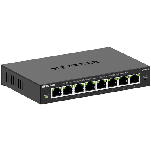 Switch ethernet netgear gs308e - switch,