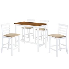 Table Chaises Bar 3 pcs Bois