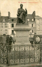 QUIMPER Statue de Laennec Soldat 151 è Régiment Infanterie écrit à Bornel Oise