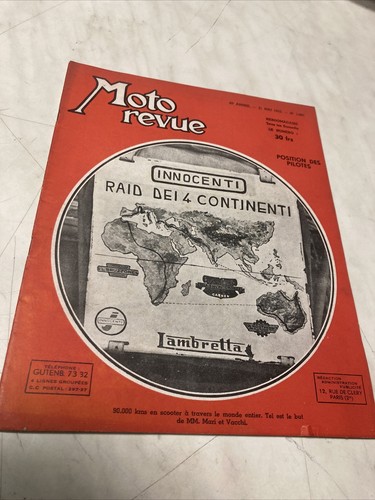 Magazine moto revue 1087 - 1087, 1952