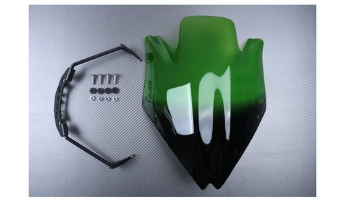 Bulle verte double courbure - verte, /