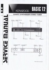 Service Manuel D'Instructions pour Kenwood Basic T2
