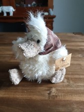 Peluche  Canard beige H 14 cm déco chambre d'enfant LA GALLERIA .NEUF*