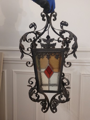 Lanterne suspendue fer - suspendue, en