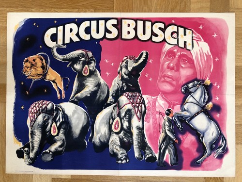 Affiche circus busch - affiche, "les