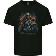 T-Shirt Homme Skull Biker Moto