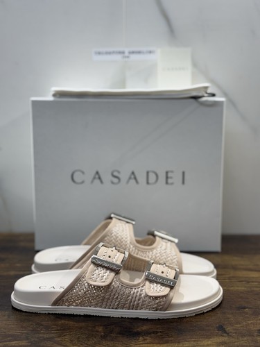 Sandale cuir tressé rose - cuir,