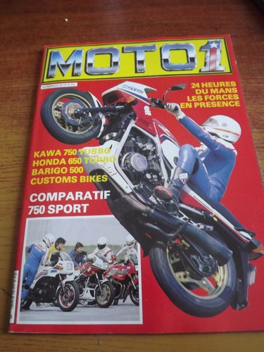 Moto kawa 750 - n°, turbo