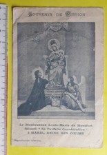SOUVENIR de  MISSION. 1920