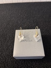 Boucle d'oreille cœur clair