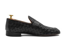 Hommes Italien Cuir Veau Inter