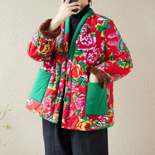 Veste paddée femme chinoise - paddée,