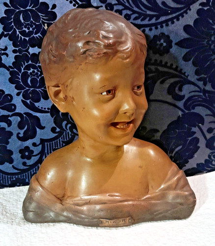 Ancien sculpture buste - sculpture,