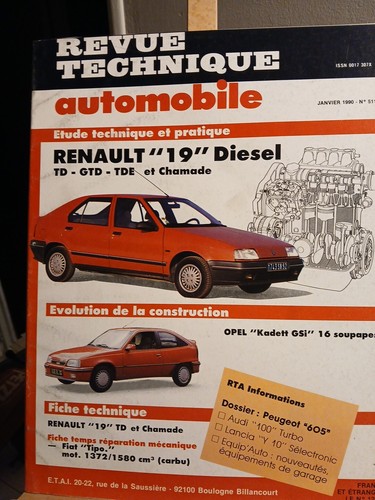 Revue technique automobile - revue,