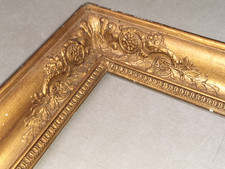 ancien Cadre doré de Tableau monté à clé ,  Empire , Restauration ....