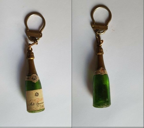 Porte clés bouteille cinzano - porte-clés,
