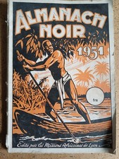 Almanach noir 1951 missions africaines de Lyon AOF AEF colonisation colonie