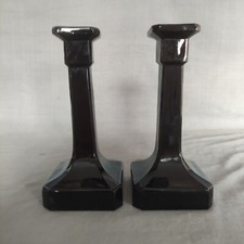 2 ANCIENS BOUGEOIRS ART DECO