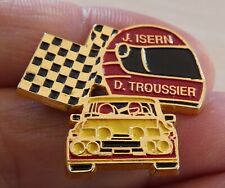 RARE PIN'S VOITURE RENAULT 5 TURBO R5 TURBO MAXI RALLYE D. TROUSSIER J. ISERIN