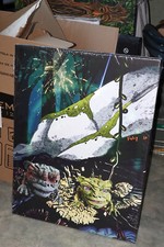 tableau toile  canva eighties Boglins années 80 jouets  40x60cm design Art