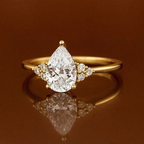 Moissanite fiançailles 925 - moissanite,