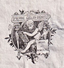 Exlibris Pierre Gelis Didot