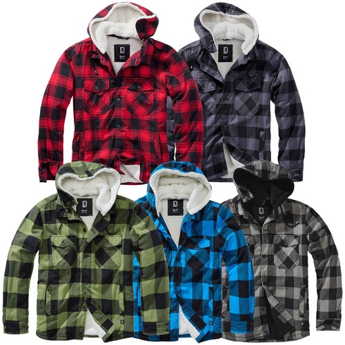 Brandit hooded lumberjacket - hooded,