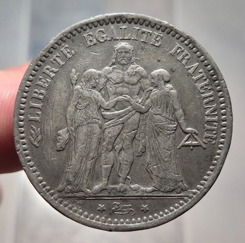 Hercule 5 francs 1873 - francs, a