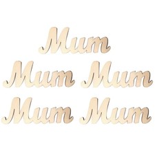 5pcs maman morceau de bois