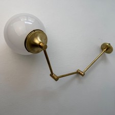 ANCIENNE LAMPE POTENCE LAITON
