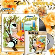 PACK CD ET   33T CANDY TELE 80