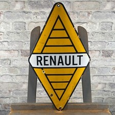 Plaque émaillée RENAULT