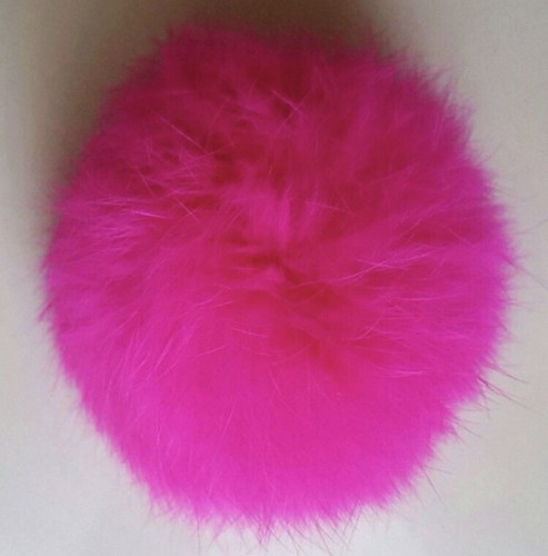 Pompon fourrure lapin - pompon,, de