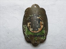 PLAQUE DE VELO ANGLAIS