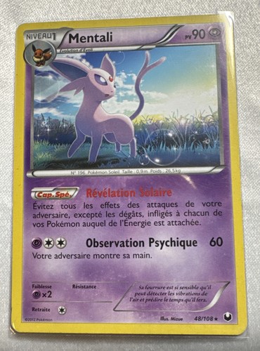 Carte pokémon rare - pokémon, mentali