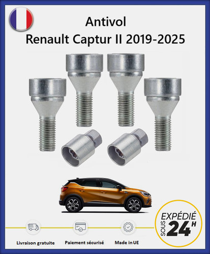 Ecrous antivol roues - de,