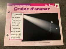 CARTE FICHE PLAISIR DE CHANTER