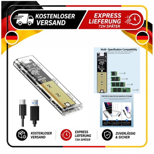 Boîtier ssd nvme - ssd, m.2