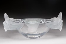 Coupe centre de table modèle Loriol en cristal Lalique France